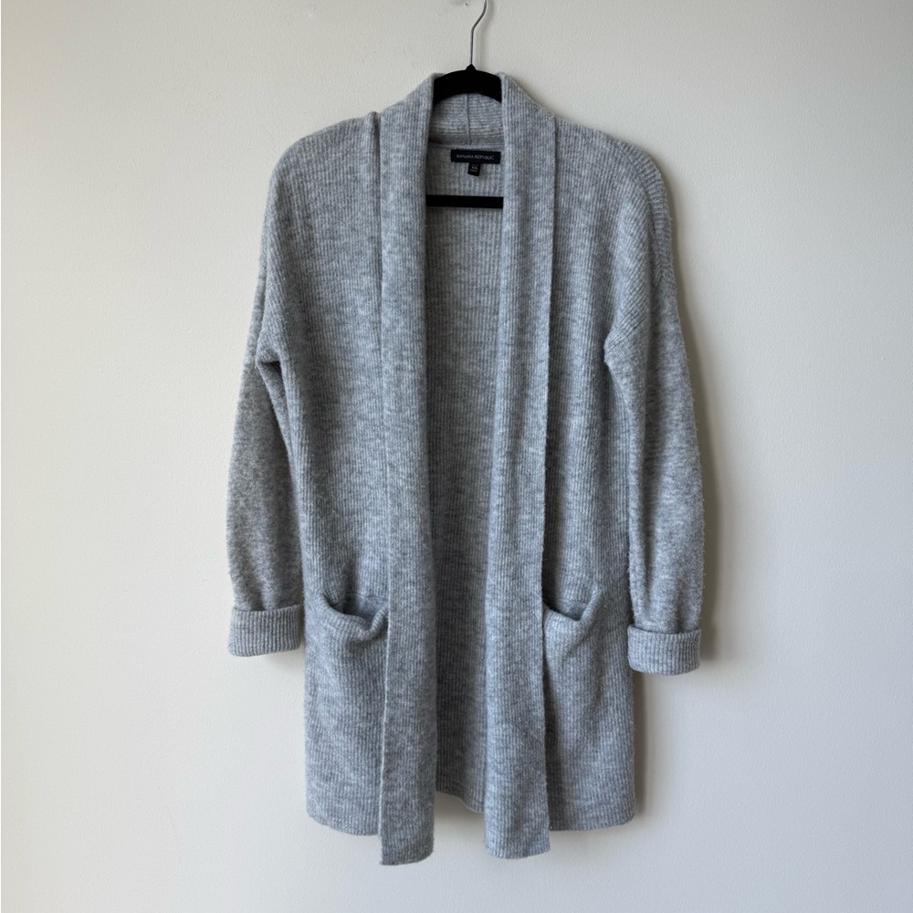 Banana Republic Heather Gray Women's Cardigan